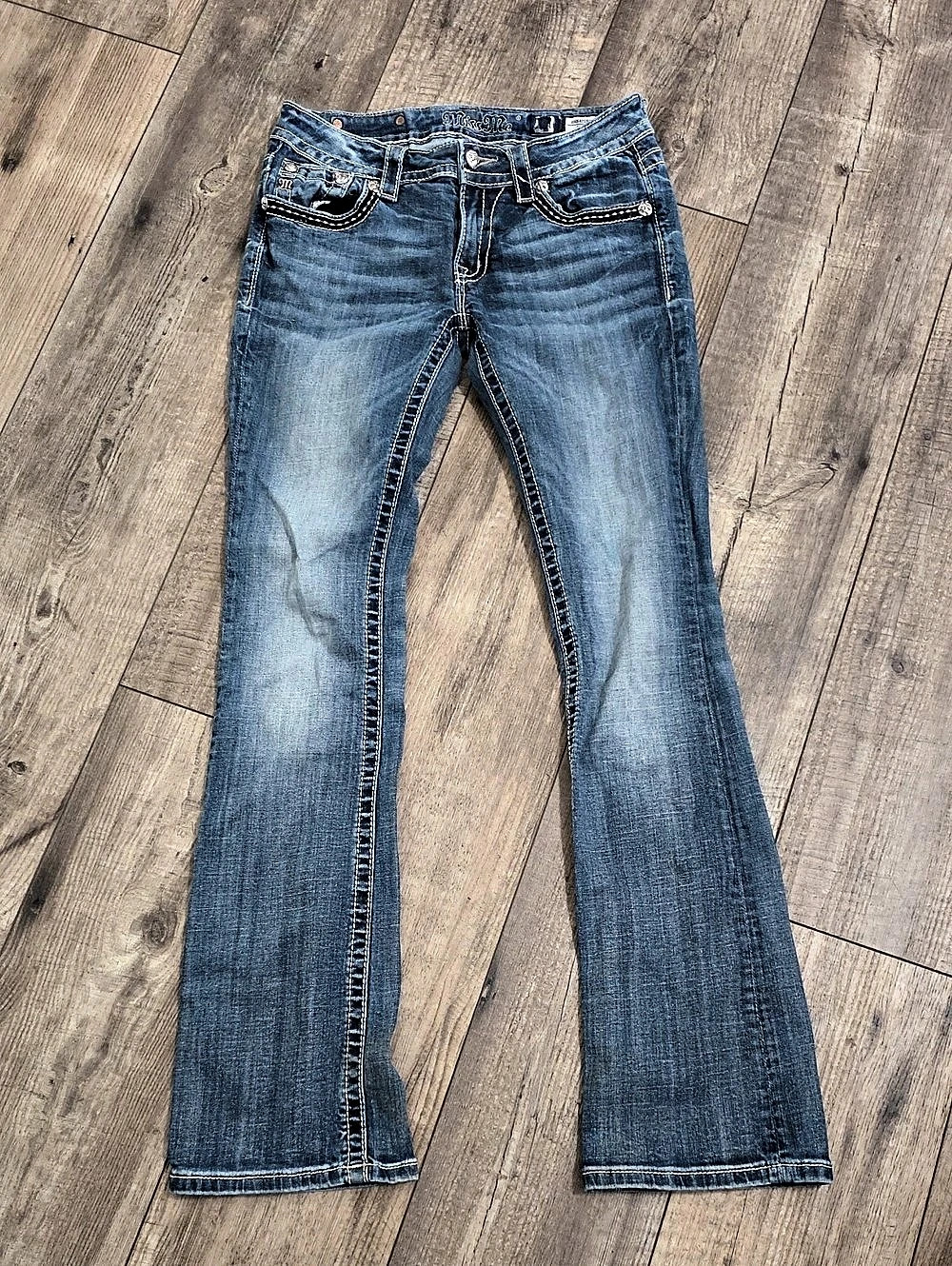 Miss Me Signature Bootcut Jeans Blue Flare Jeans